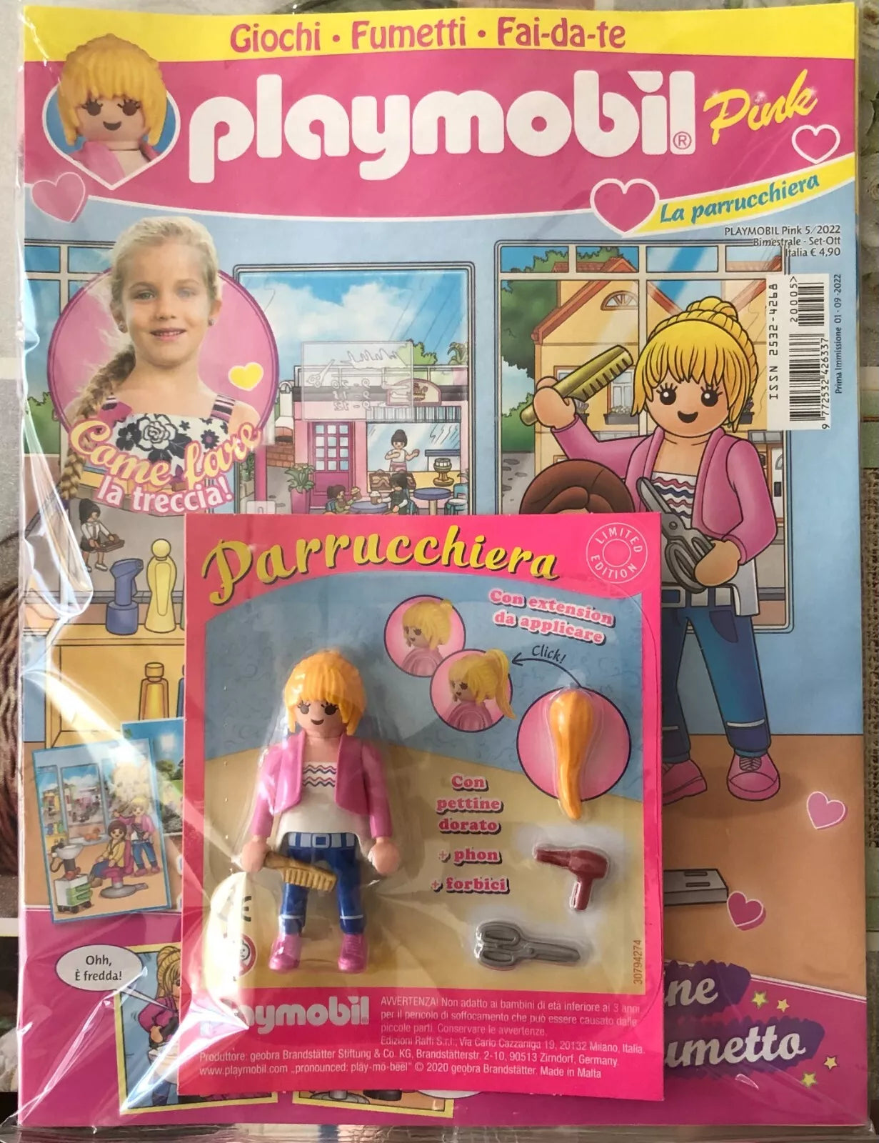 Playmobil Pink n 5 2022 La parrucchiera di Aa vv