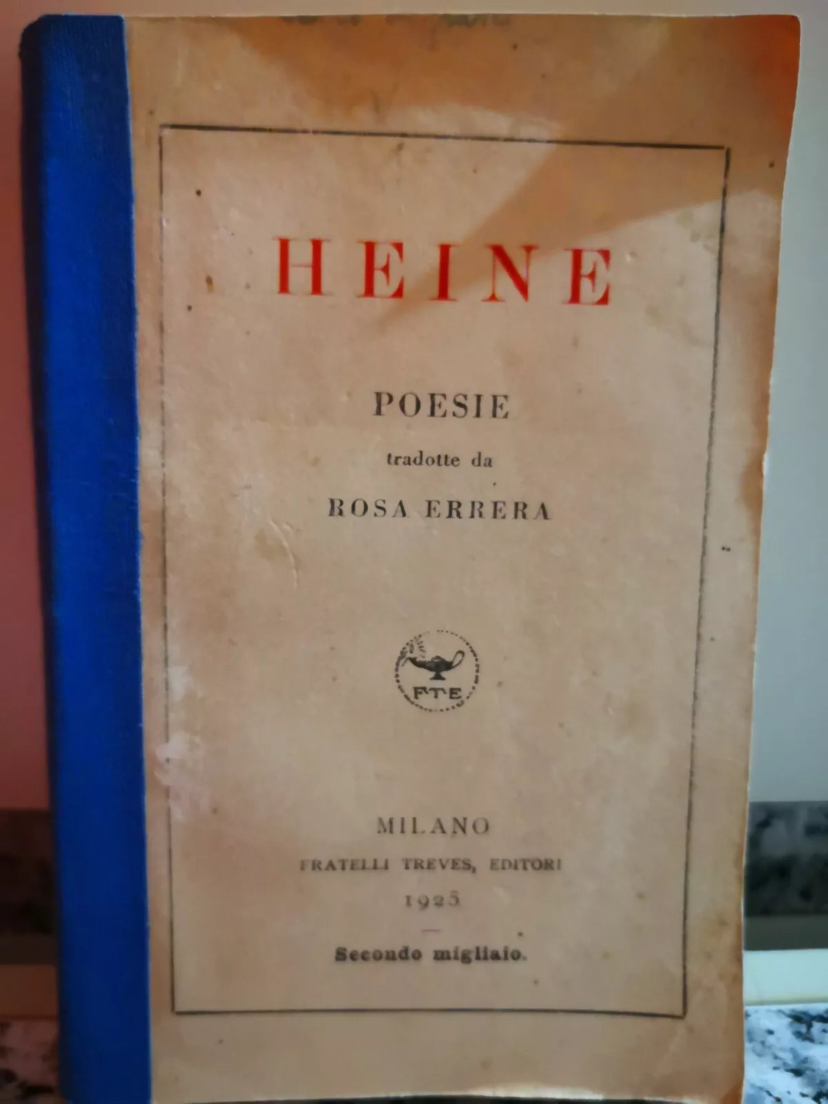 Heine di Rosa Errera, 1925, Fratelli Treves-F