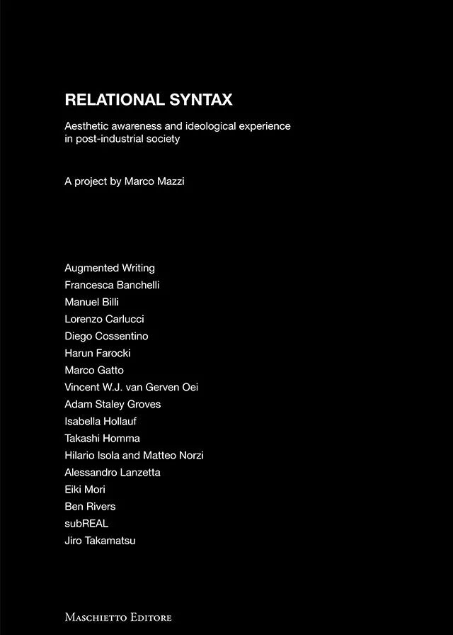 Relational syntax di Marco Mazzi