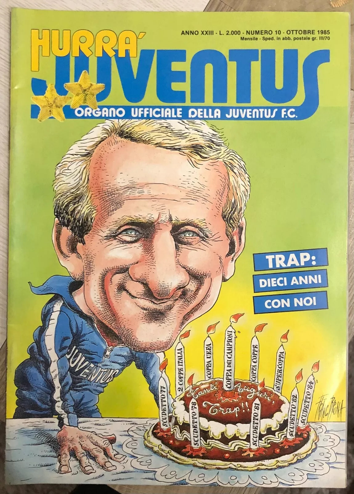 Hurr Juventus n 10 1986 di Aa vv