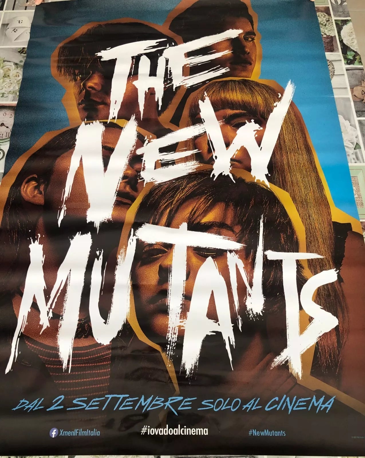 Poster locandina The New Mutants 100x70 cm ORIGINALE da cinema 2020 di Josh Boon