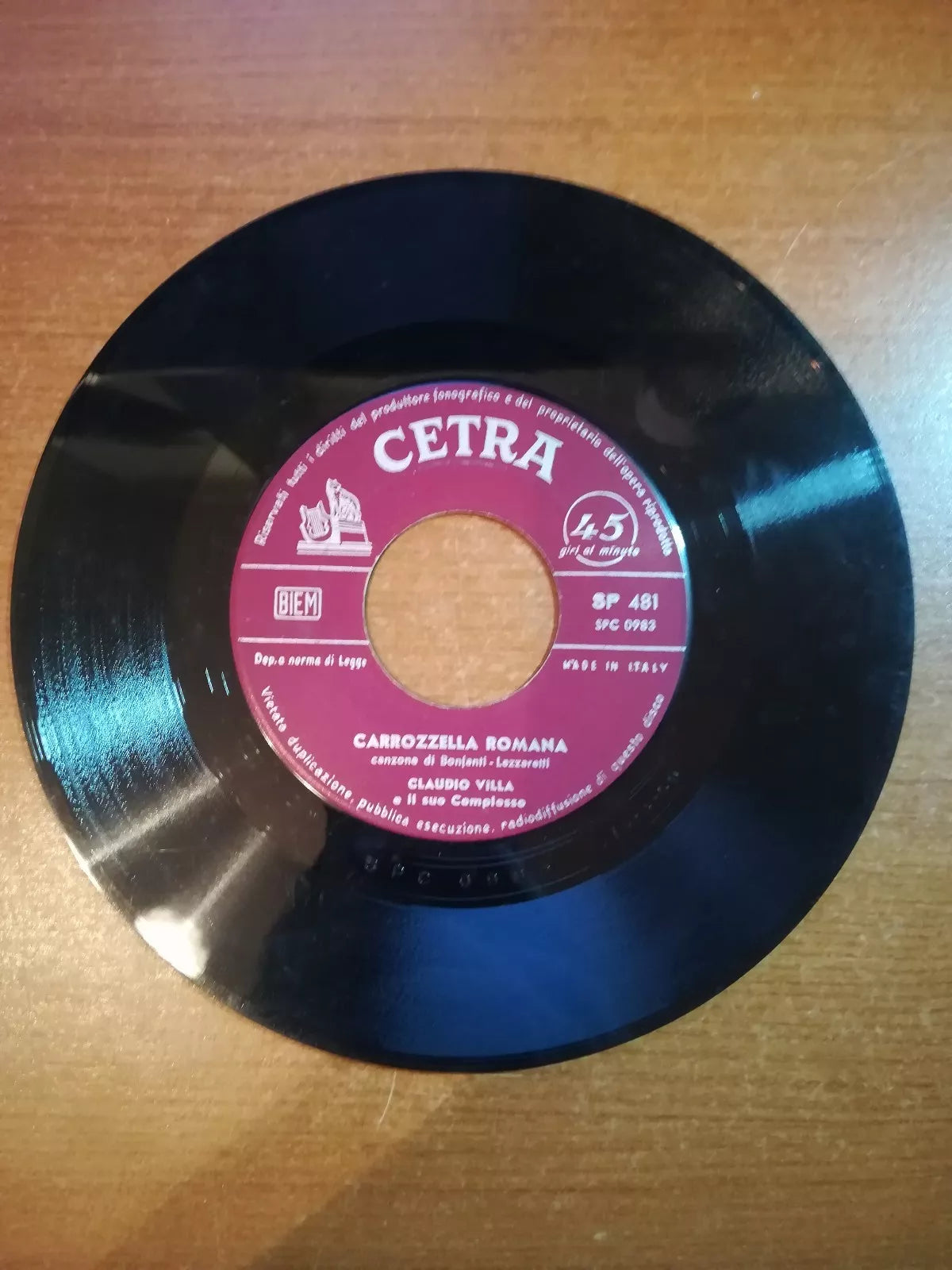 Come pioveva -Claudio Villa e il suo complesso - 1959 - 45 giri - M