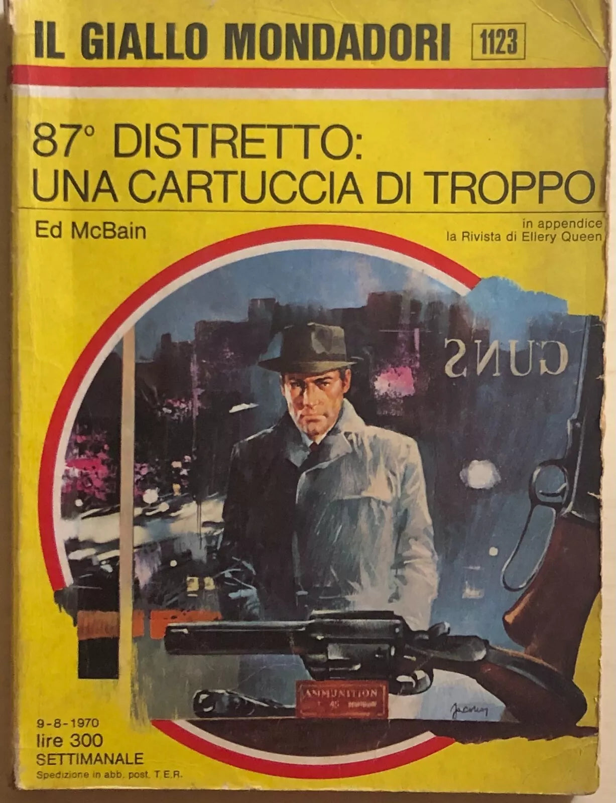 87° distretto: una cartuccia di troppo di Ed McBain, 1970, Mondadori