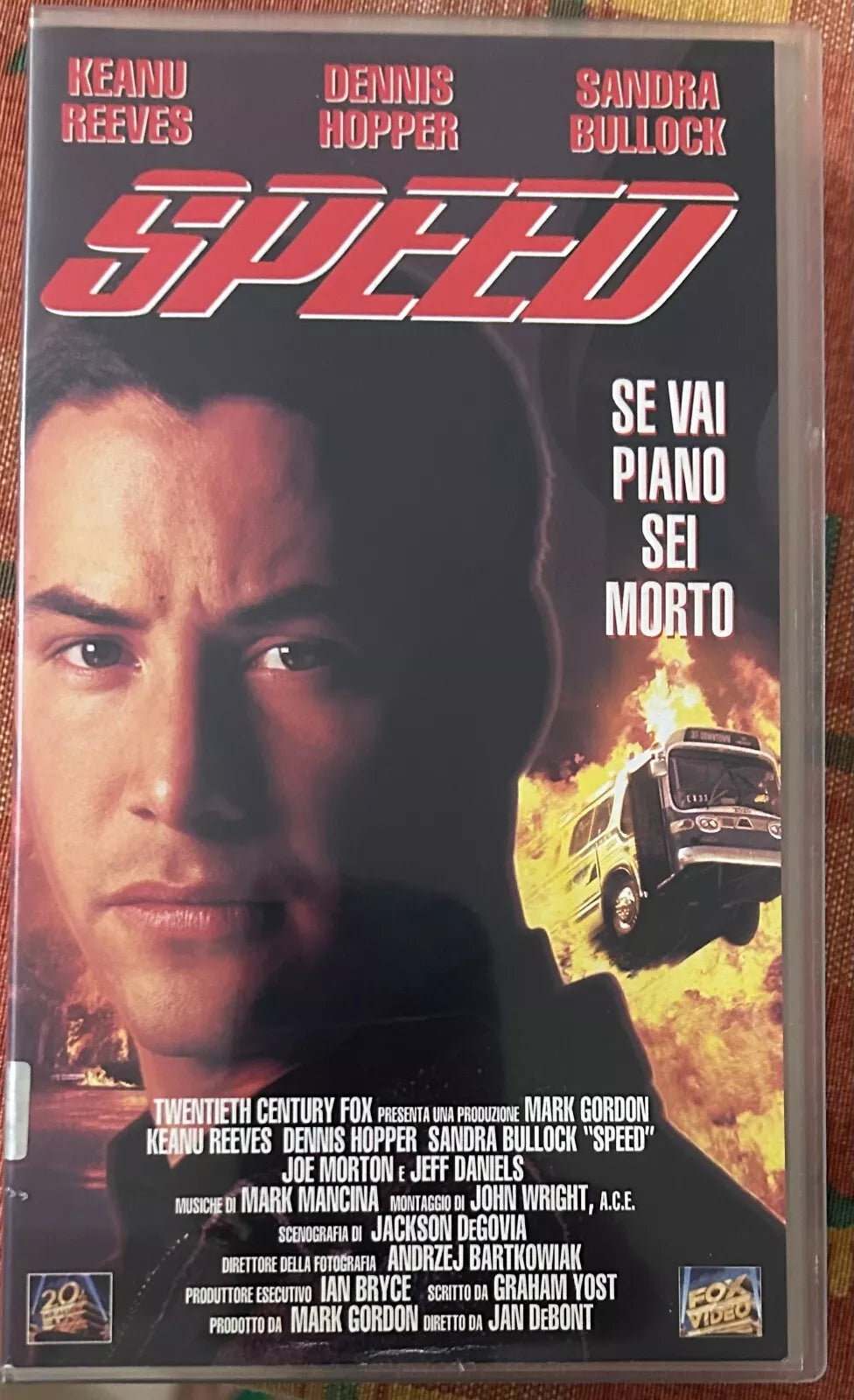Speed VHS di Jan De Bont