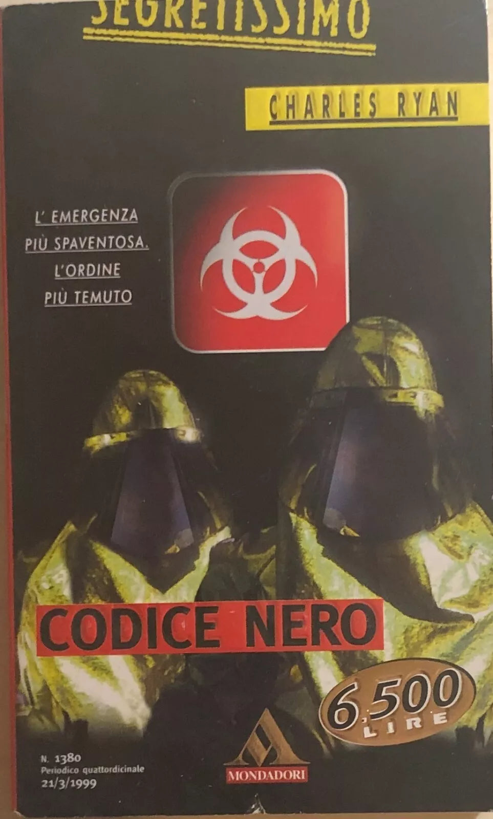 Codice nero di Charles Ryan, 1999, Mondadori