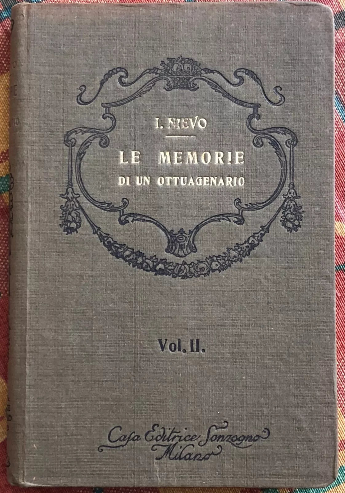 Le memorie di un ottuagenario Vol II di Ippolito Nievo