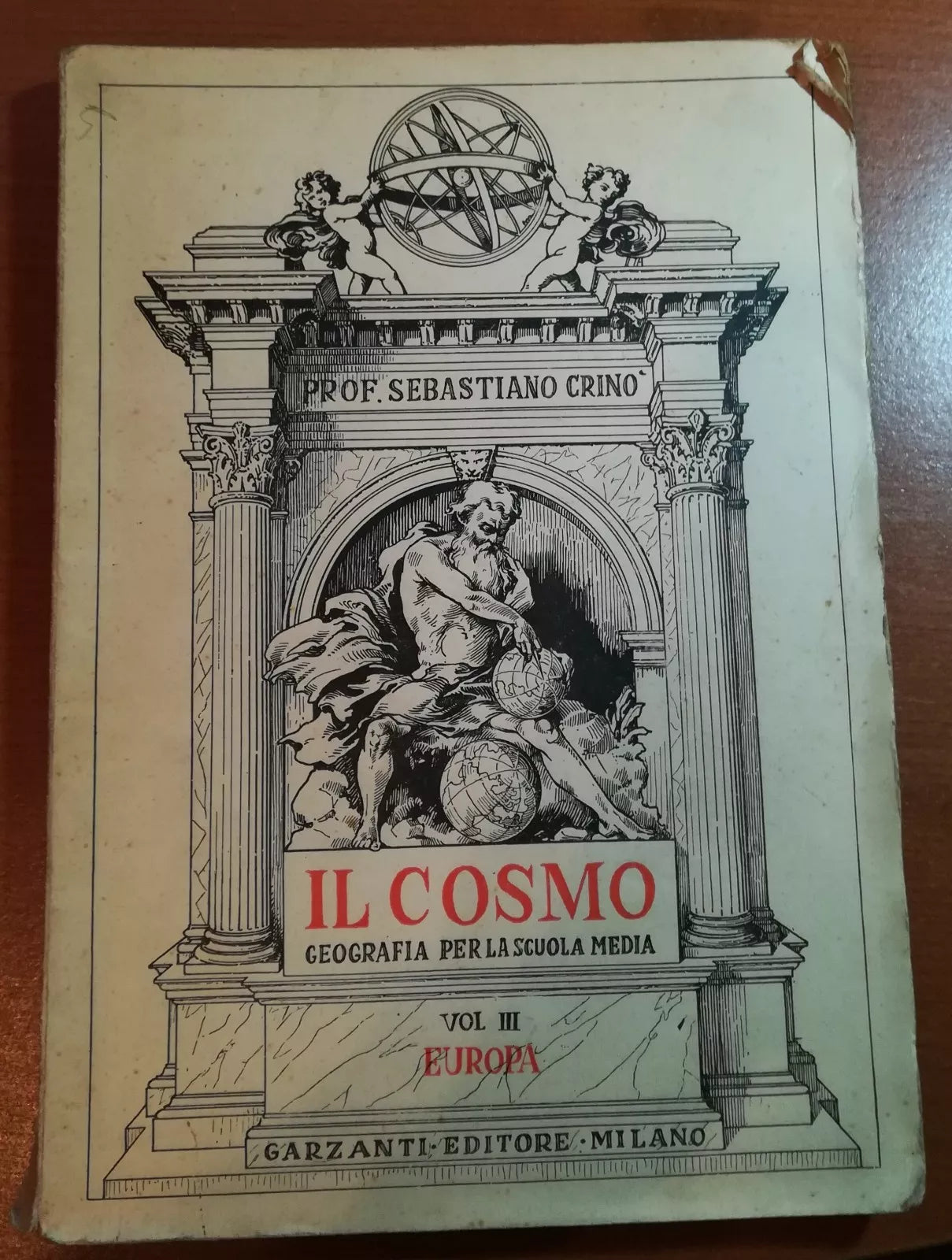 Il cosmo - Crino Sebastiano - Garzanti - 1947 -M