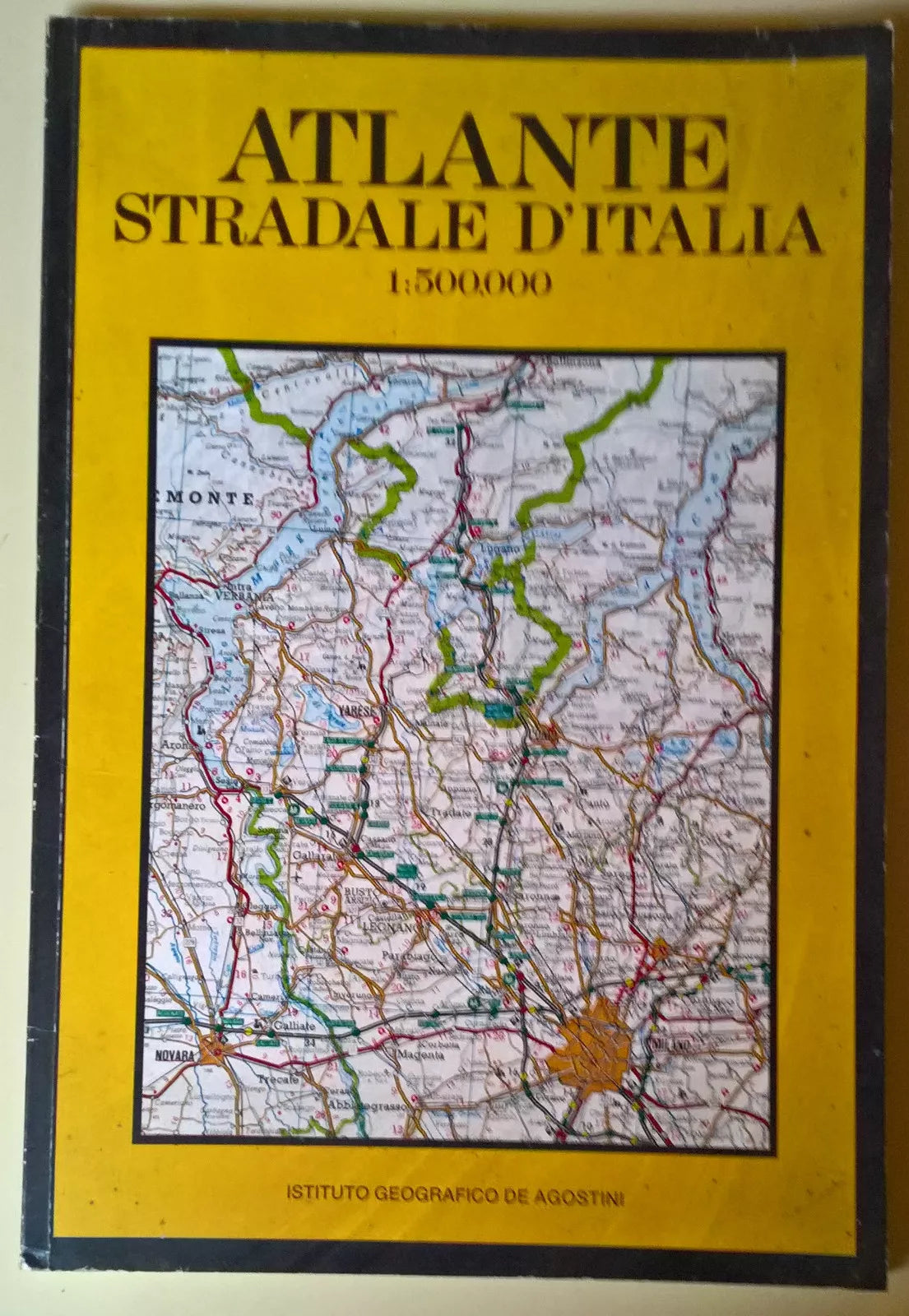 Atlante stradale d’Italia 1:500.000 - De Agostini, 1989 - L