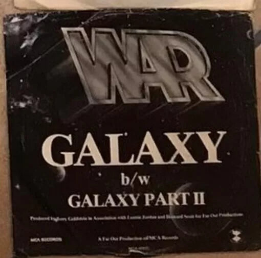 Galaxy VINILE 45 GIRI di War