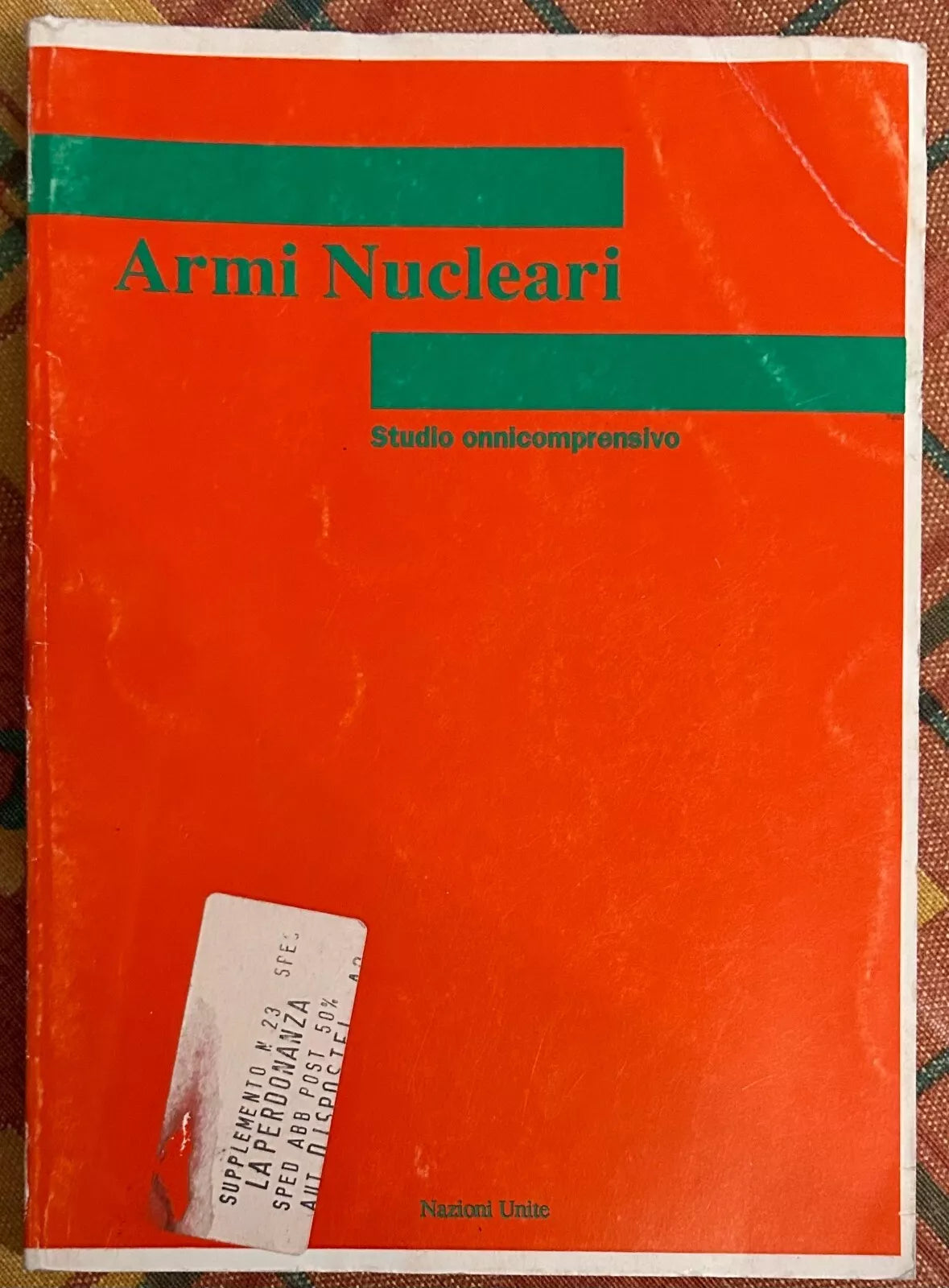 Armi nucleari Studio onnicomprensivo di Dipartimento Delle Nazioni Unite Per G