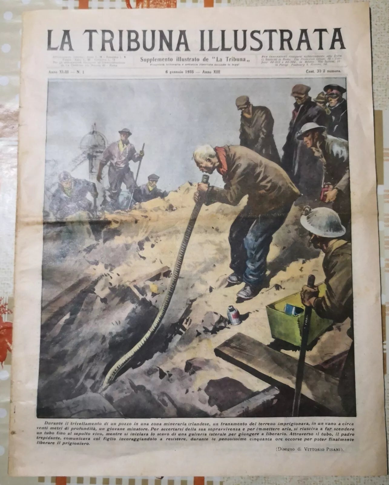 La tribuna illustrata Anno XLII n°1 di A.a.v.v, 1935, La Tribuna-F