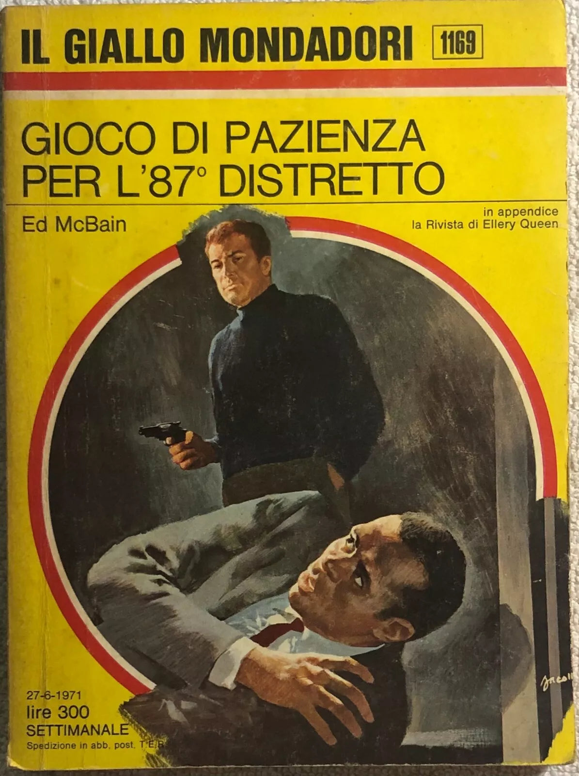 Gioco di pazienza per l’87° distretto di Ed Mcbain, 1971, Mondadori