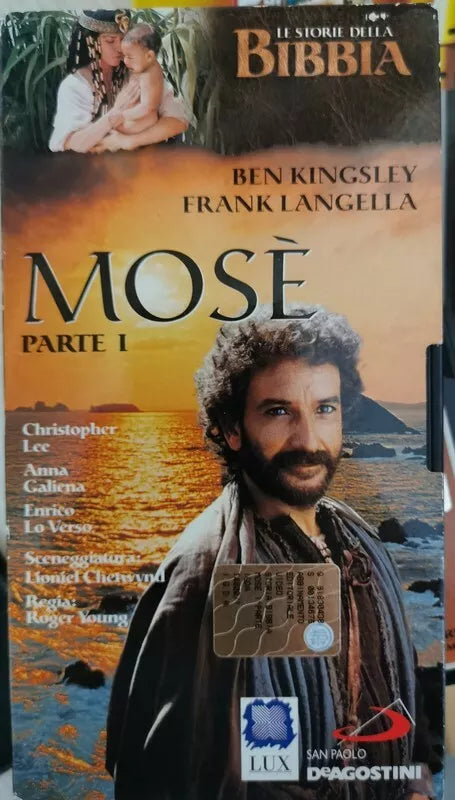 Mose parte 1 VHS con Ben Kingsley, 2000 - ER