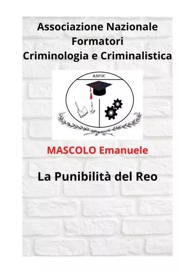 La Punibilit del Reo di Emanuele Mascolo