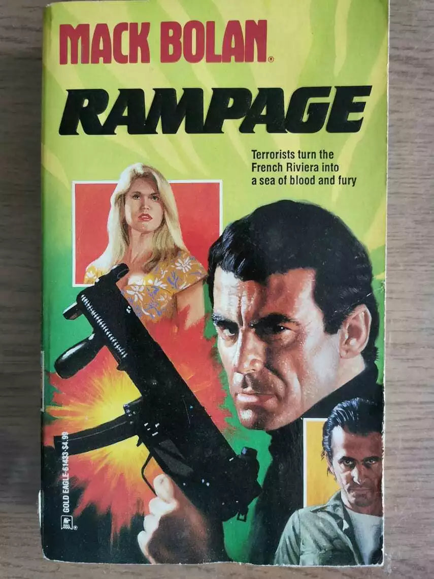 Rampage - M. Bolan - Gold Eagle Book - 1993 - AR