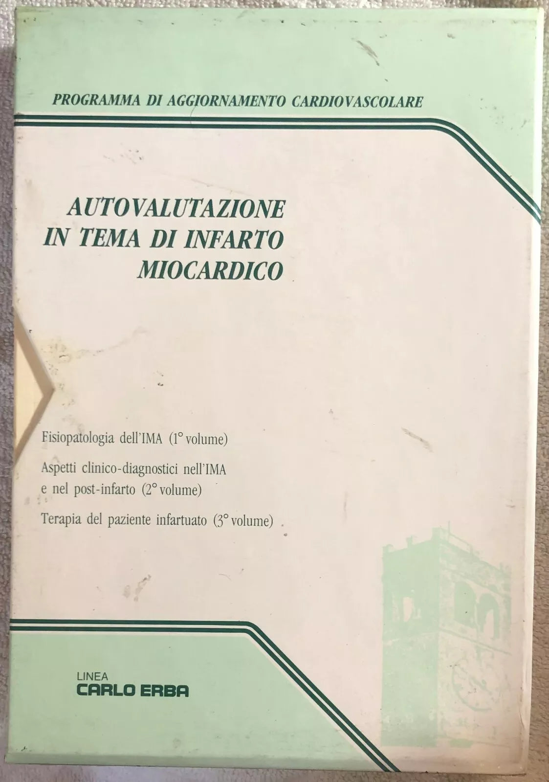 Autovalutazione in tema di infarto miocardico 3 volumi di Aa.vv., 1991, Linea