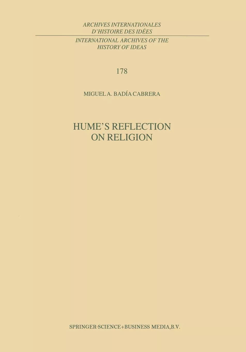 Hume s Reflection on Religion