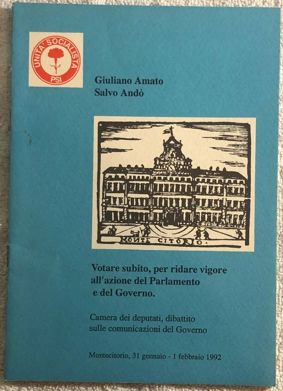 Votare subito, per ridare vigore all’azione del Parlamento e del Governo di Giul