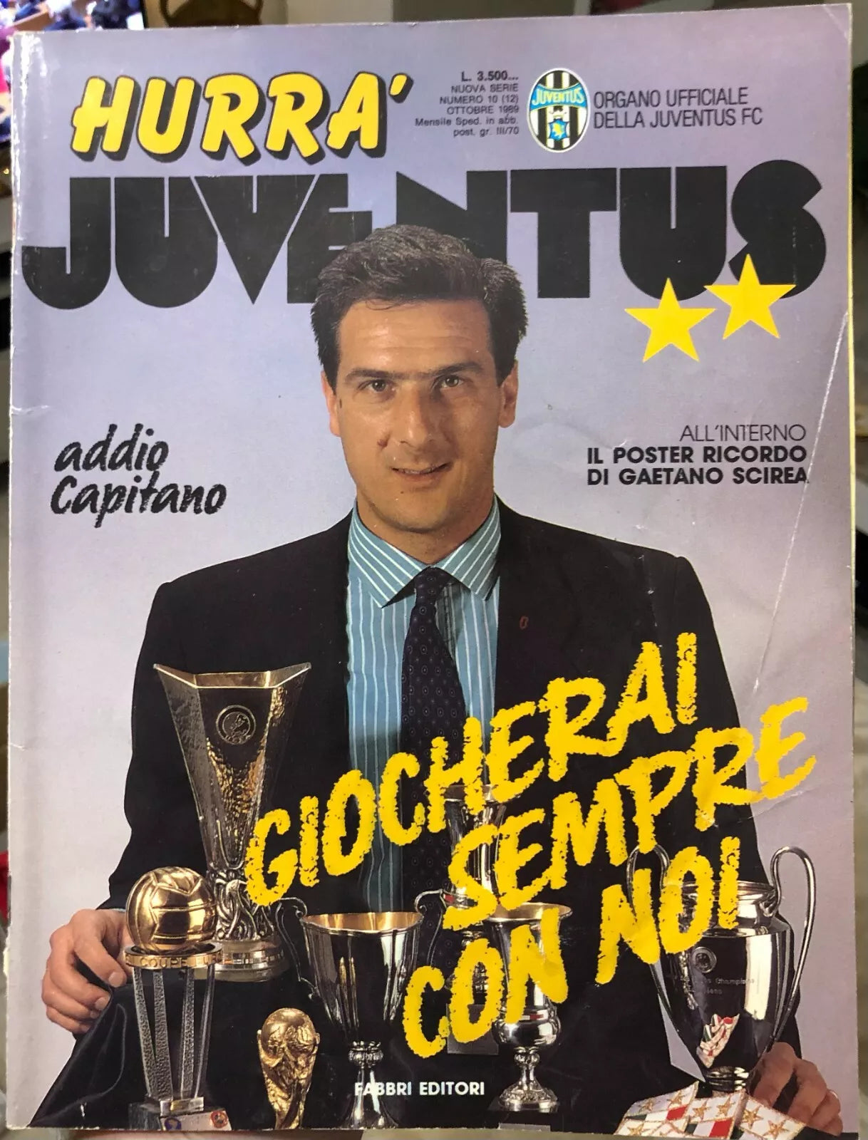 Hurr Juventus n 10 1989 di Juventus F c