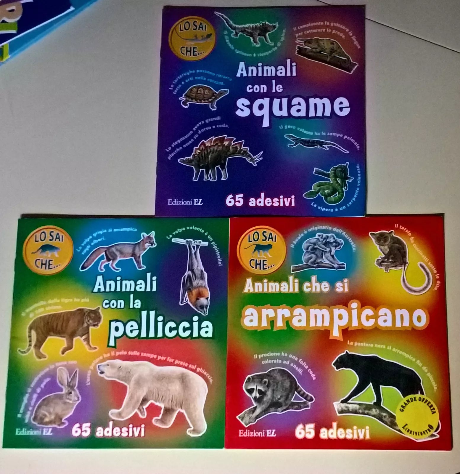 3 voll. Lo sai che animali che si arrampicano ...(vedi dettagli) - EL, 2009 - L
