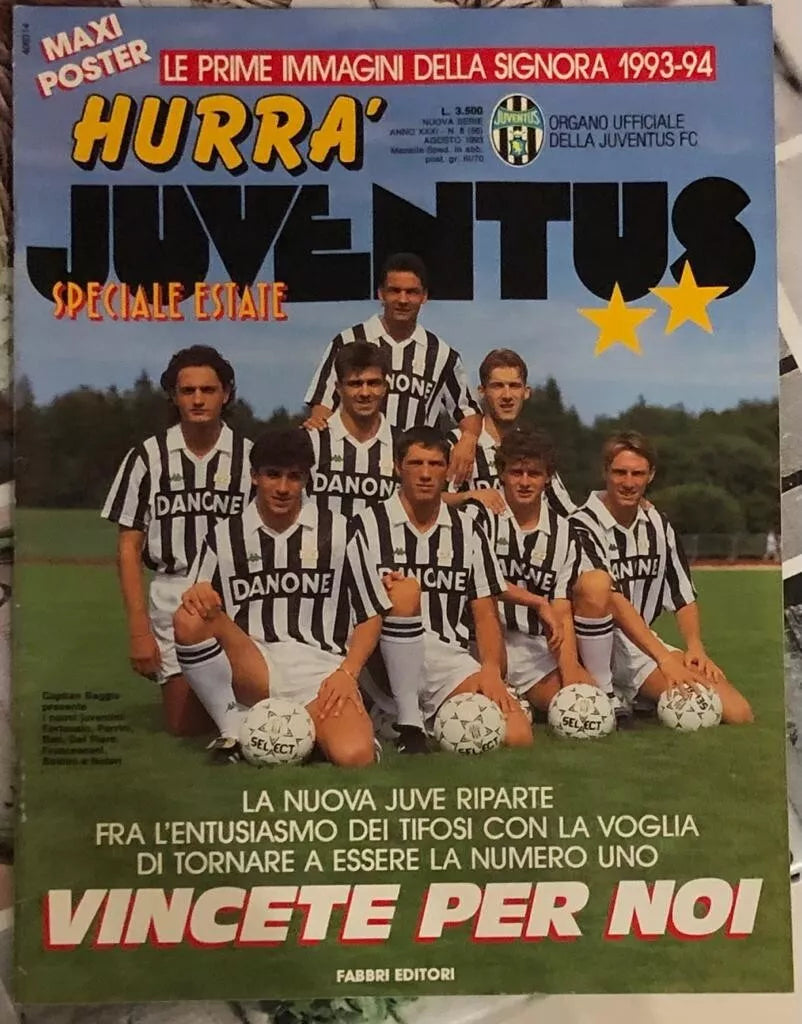 Hurr Juventus n 8 1993 di Juventus F c
