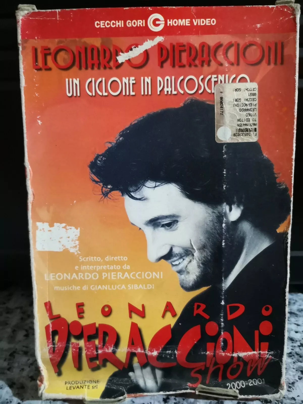 Vhs Un ciclone in palcoscenico di Leonardo Pieraccioni 2000 - 2001 - F