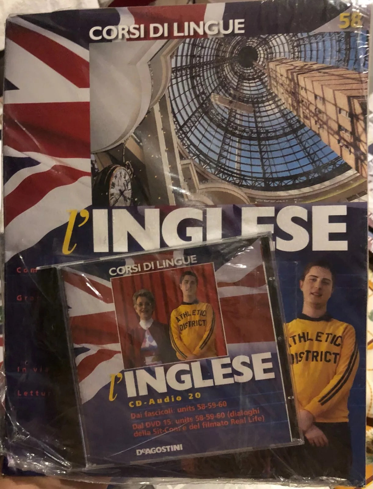 Corsi di lingue L inglese fascicolo 58 CD di Aa vv