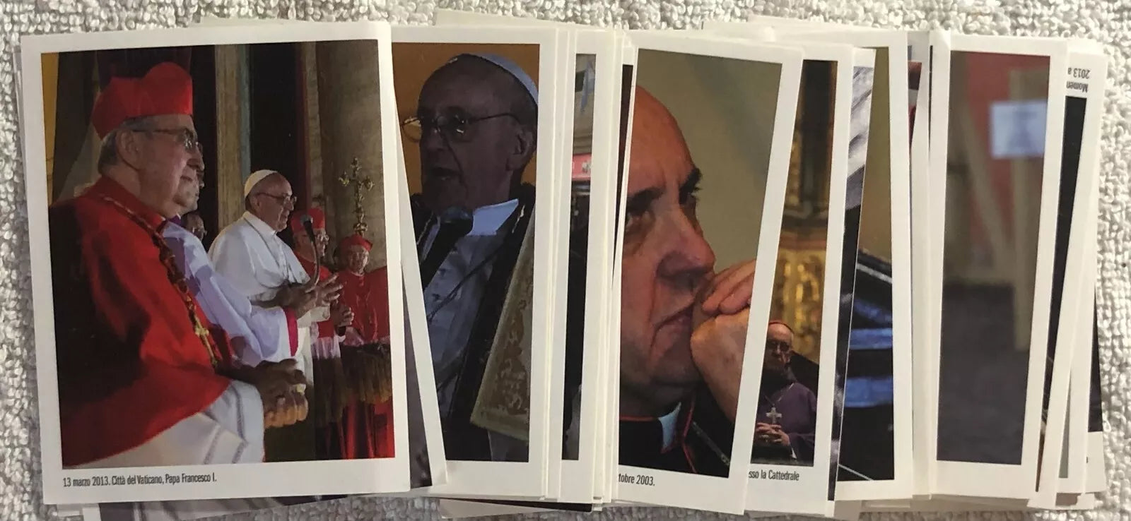 Lotto 43 figurine Papa Francesco Habemus Papam 13.3.2013 di Aa.vv., 2013, Gedi