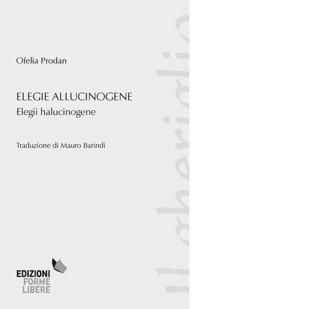 Elegie allucinogene
