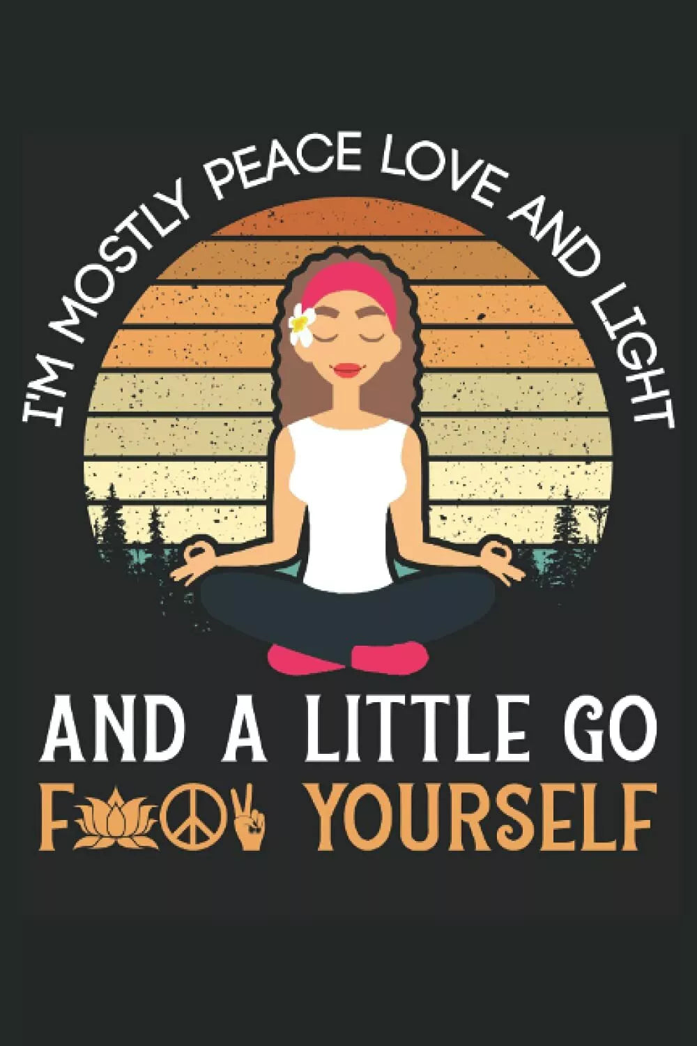 Taccuino: yoga, karma, meditazione, allenamento, asana,: 120 pagine foderate - n