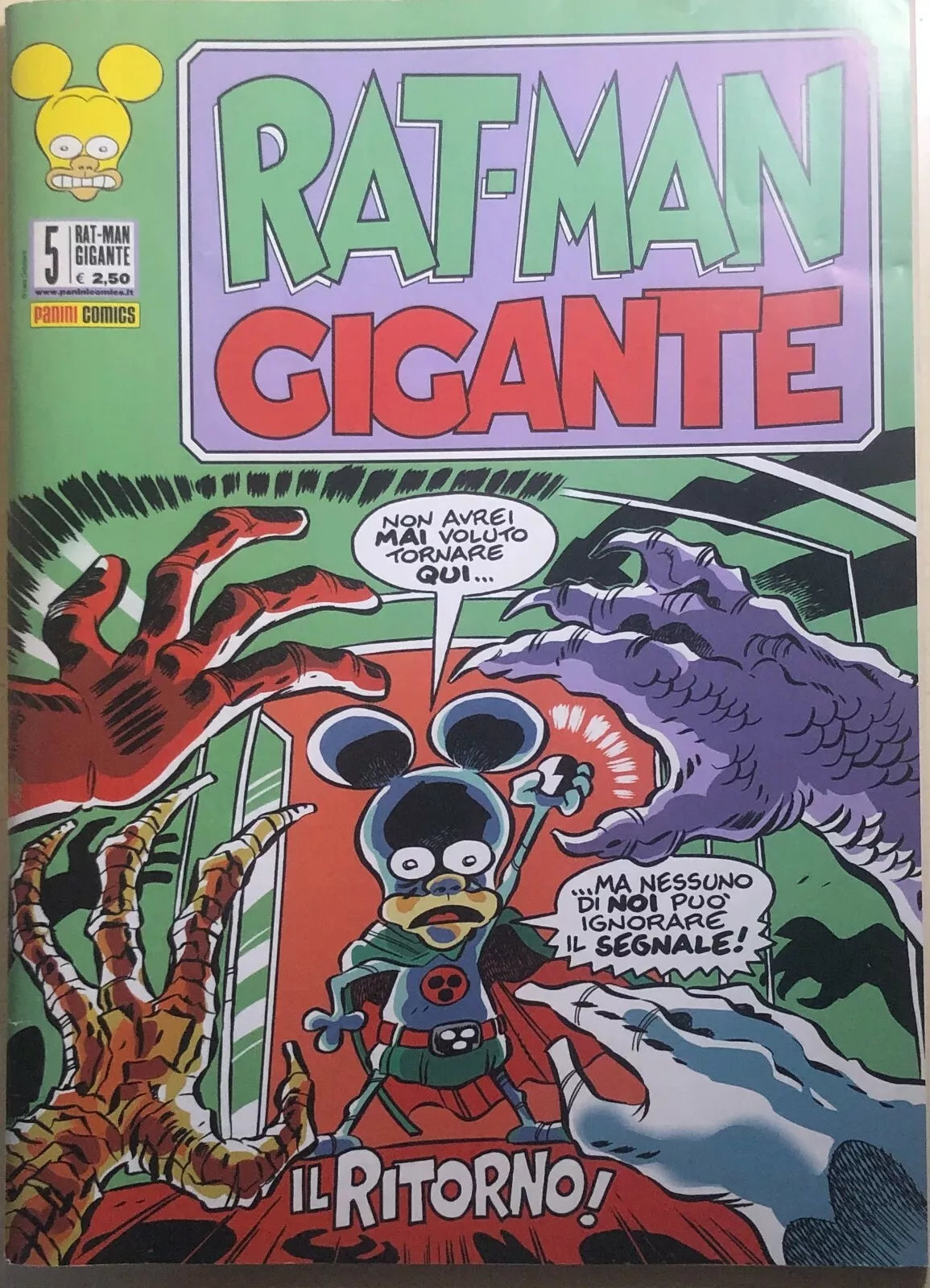 Rat-Man gigante n. 5 di Leo Ortolani, 2014, Panini Comics