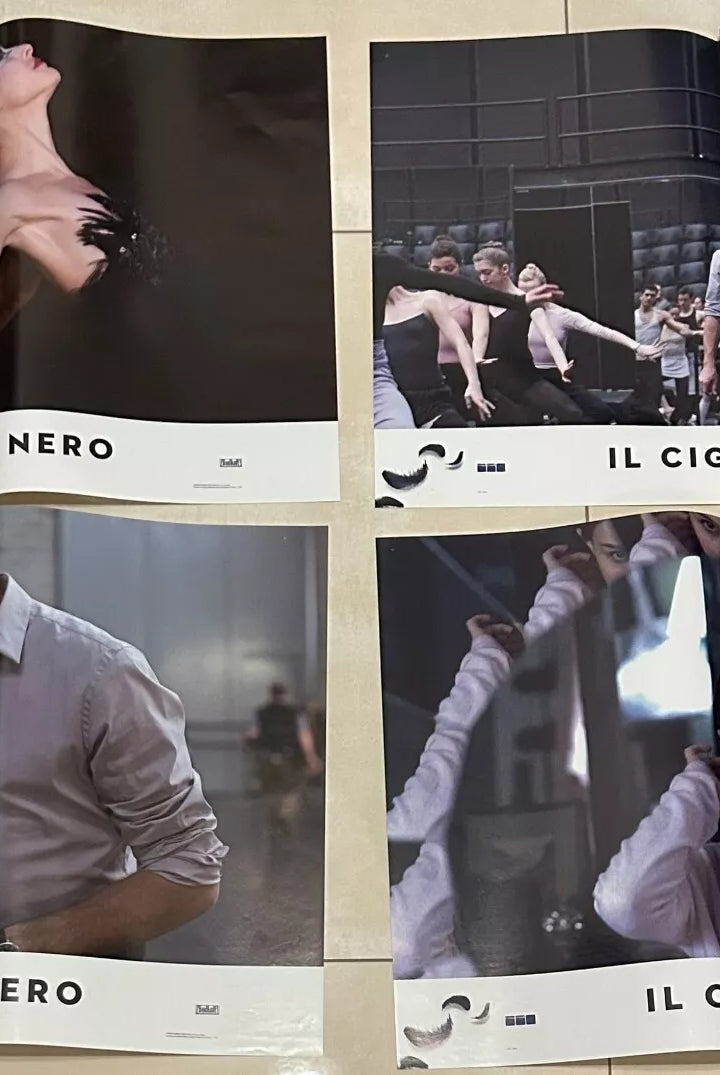 Set di 4 poster locandine Il cigno nero 40x60 ORIGINALI da cinema di Darren Aro