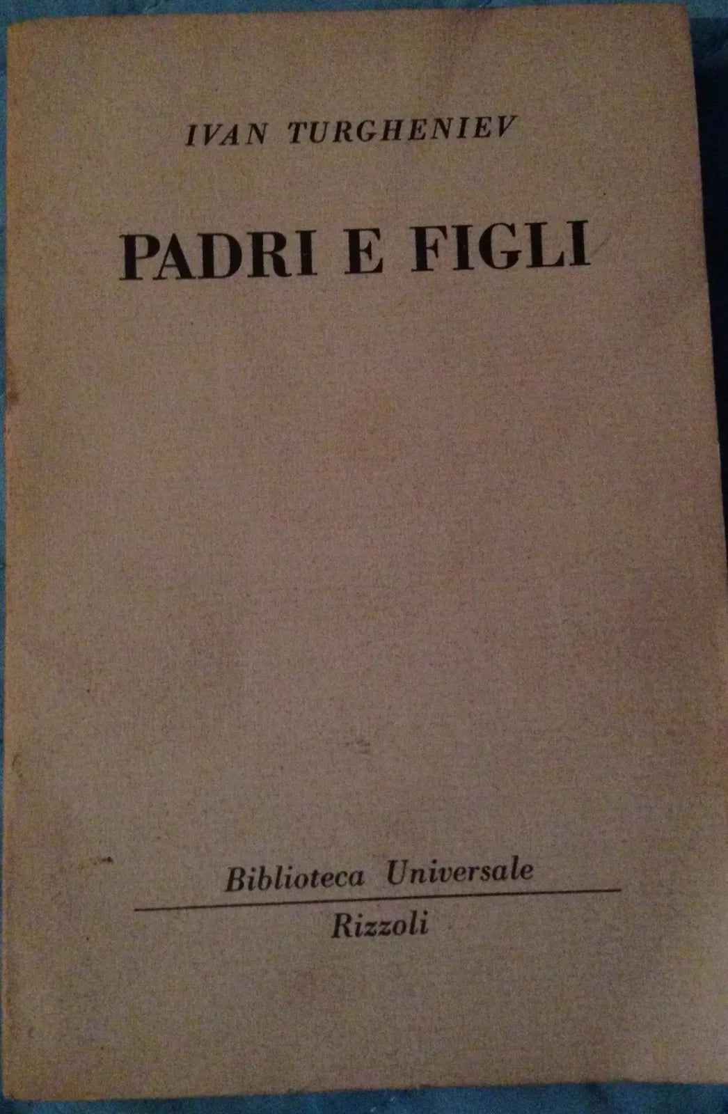 Padri e figli - I. Turgheniev - Rizzoli - 1953 - MP