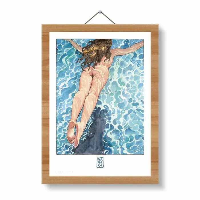 Poster Un tuffo nel blu di Milo Manara