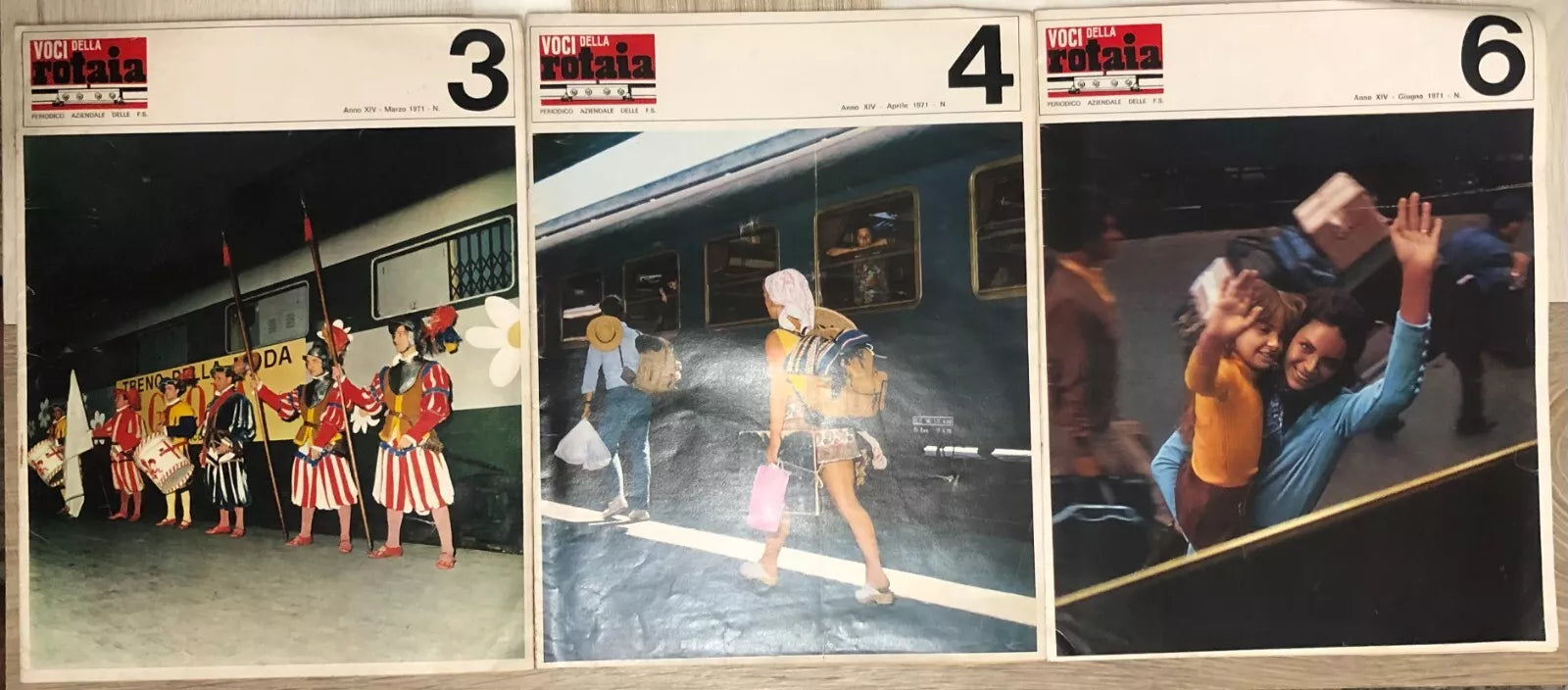 La voce della rotaia 7 numeri 1971