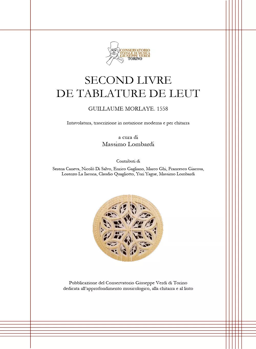 Second livre de tablatures di Massimo Lombardi, 2021, Youcanprint