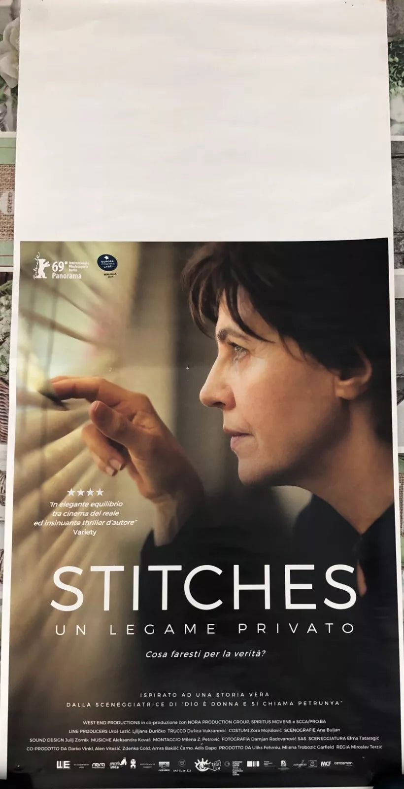 Poster locandina Stitches 33x70 cm ORIGINALE da cinema 2021 di Miroslav Terzic