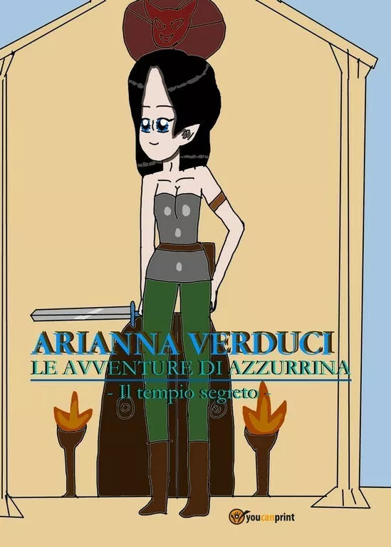 Le Avventure di Azzurrina - Il Tempio Segreto di Arianna Verduci, 2019, Youca