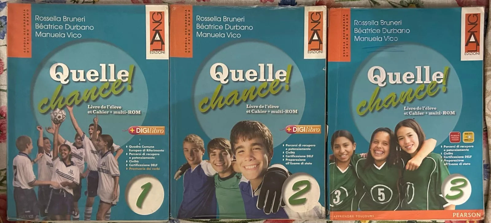 Quelle chance Livre de l l ve et cahier 1 2 3 di Rossella Bruneri