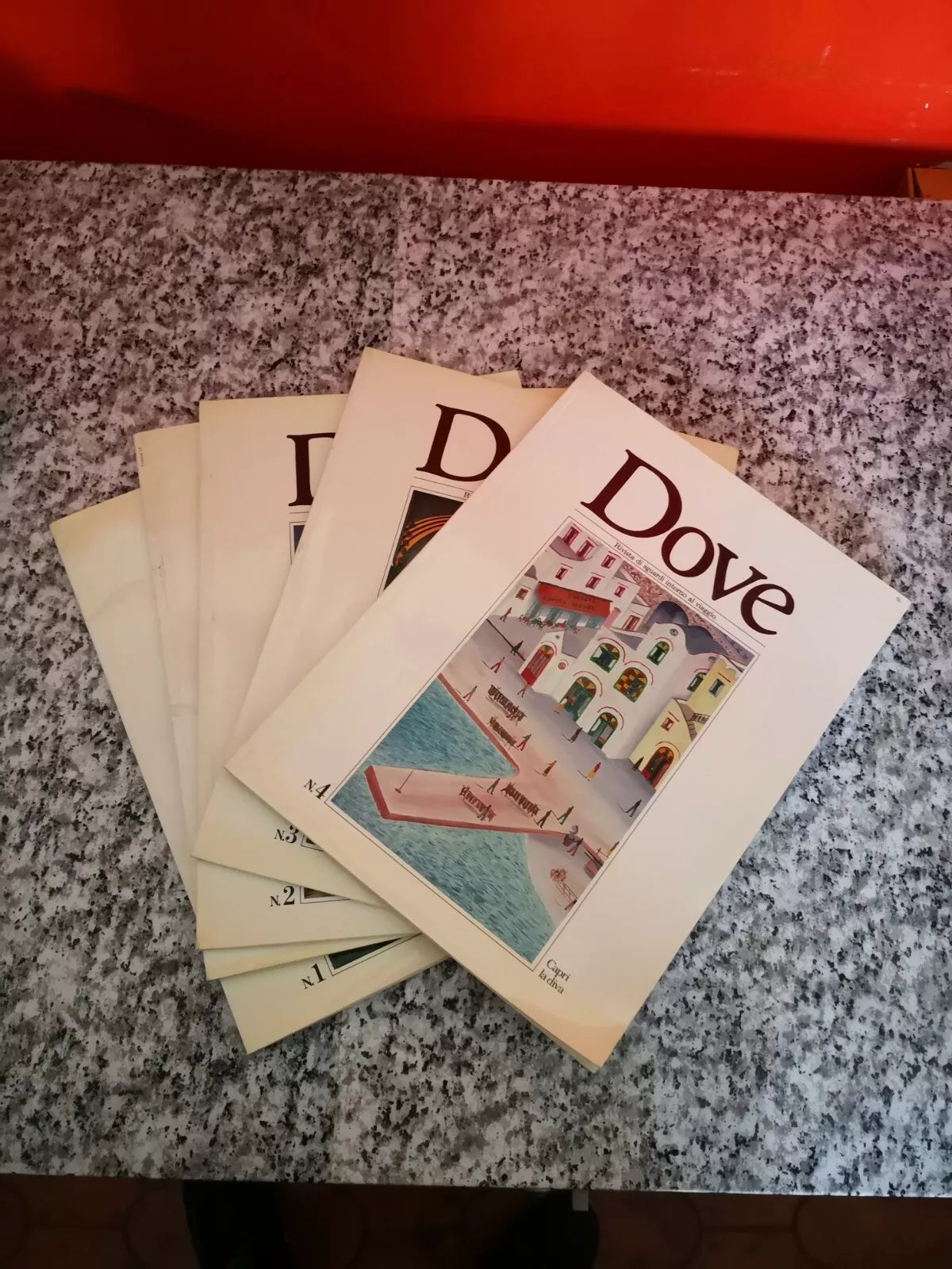 Dove rivista Di sguardi intorno al viaggio Vol.1,2,3,4. di A.a.v.v, 1984, -F