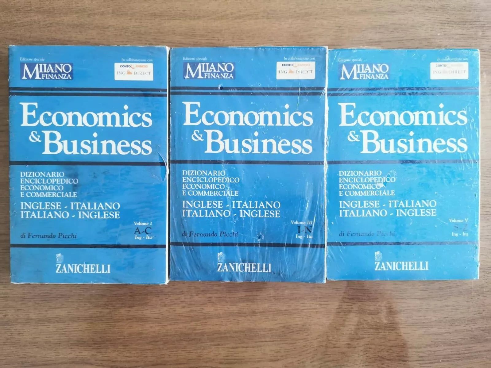 Economics & Business vol. I, III, V - F. Picchi - Zanichelli - 2004 - AR