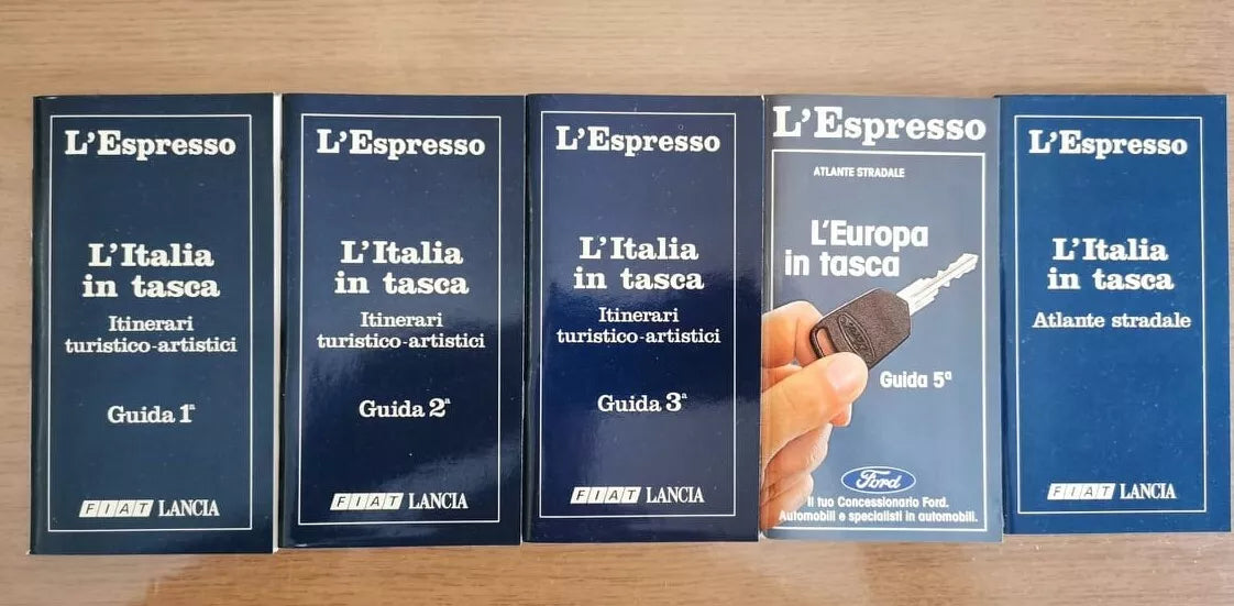 L Italia in tasca guida 1,2,3,5 e atlante stradale - L Espresso - 1983 - AR