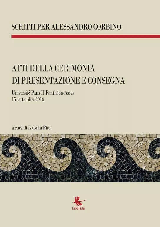 Atti della cerimonia di presentazione e consegna di I. Piro, 2018, Libellula
