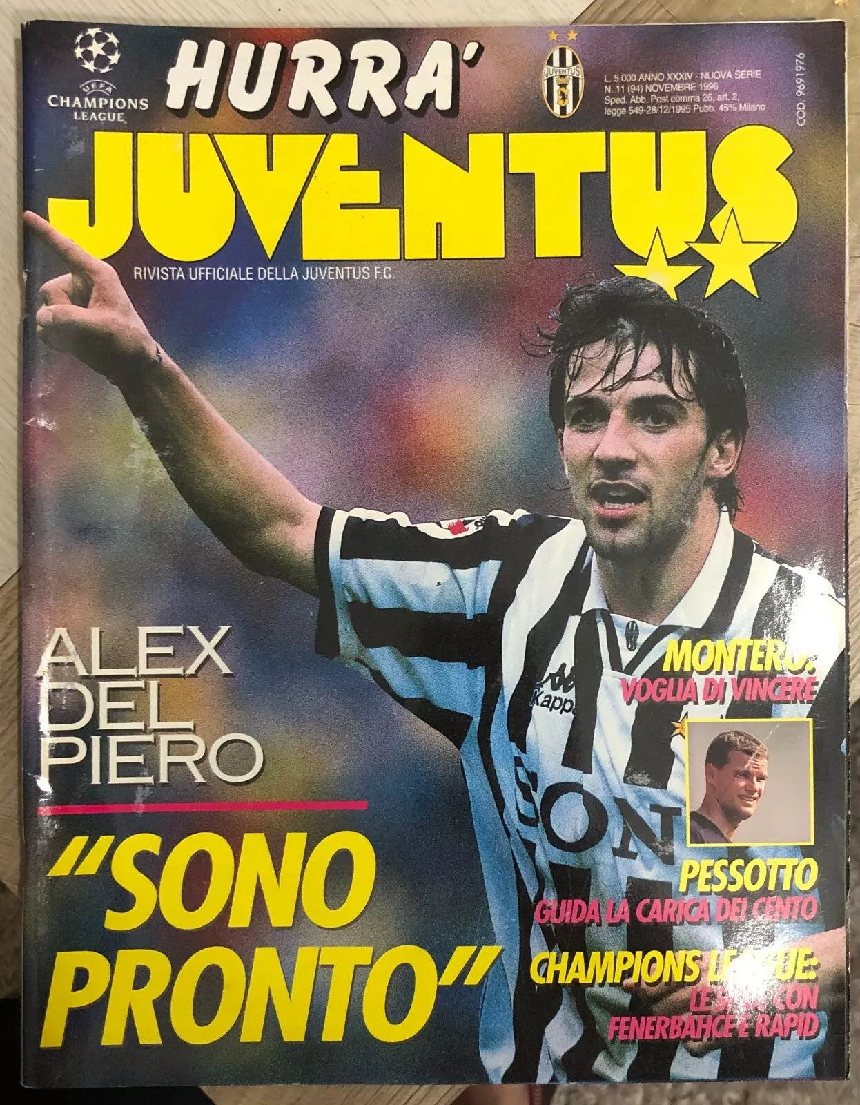 Hurr Juventus n 11 1996 di Aa vv