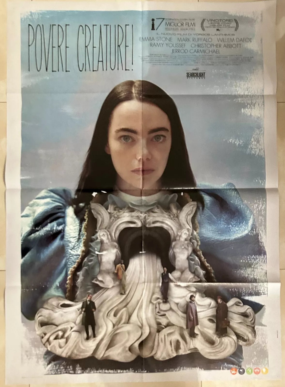Poster locandina Povere creature 100x140 ORIGINALE da cinema di Yorgos Lanthim