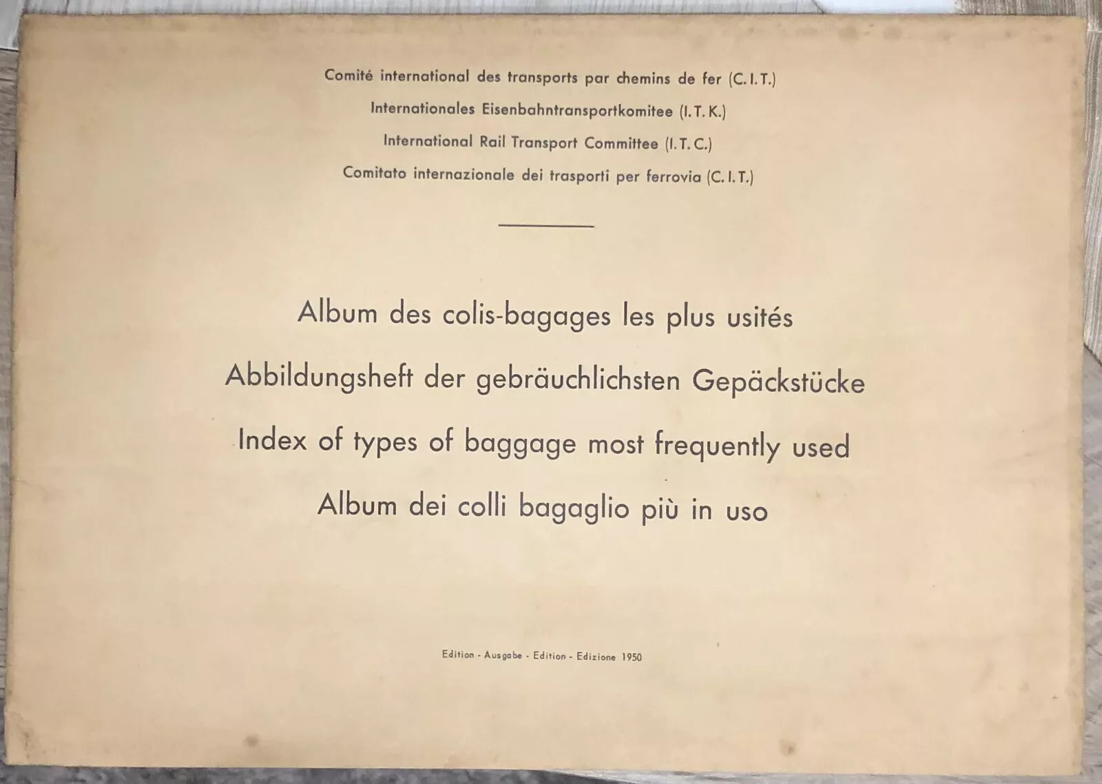 Album dei colli bagaglio pi in uso di Aa vv