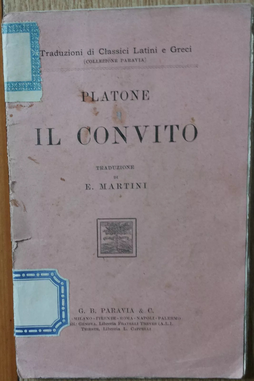 Il convito - Il convito - G.B. Paravia,1922 - R
