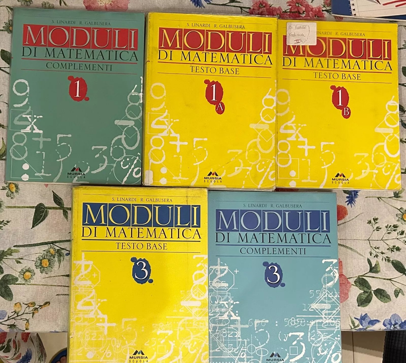 Moduli di matematica 1 1a 1b 3 di Sandra Linardi
