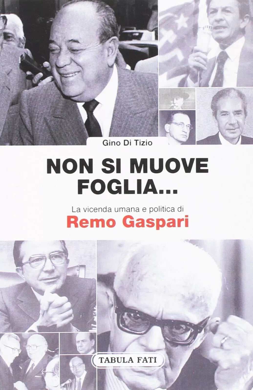Non si muove una foglia La vicenda umana e politica di Remo Gaspari di Gino