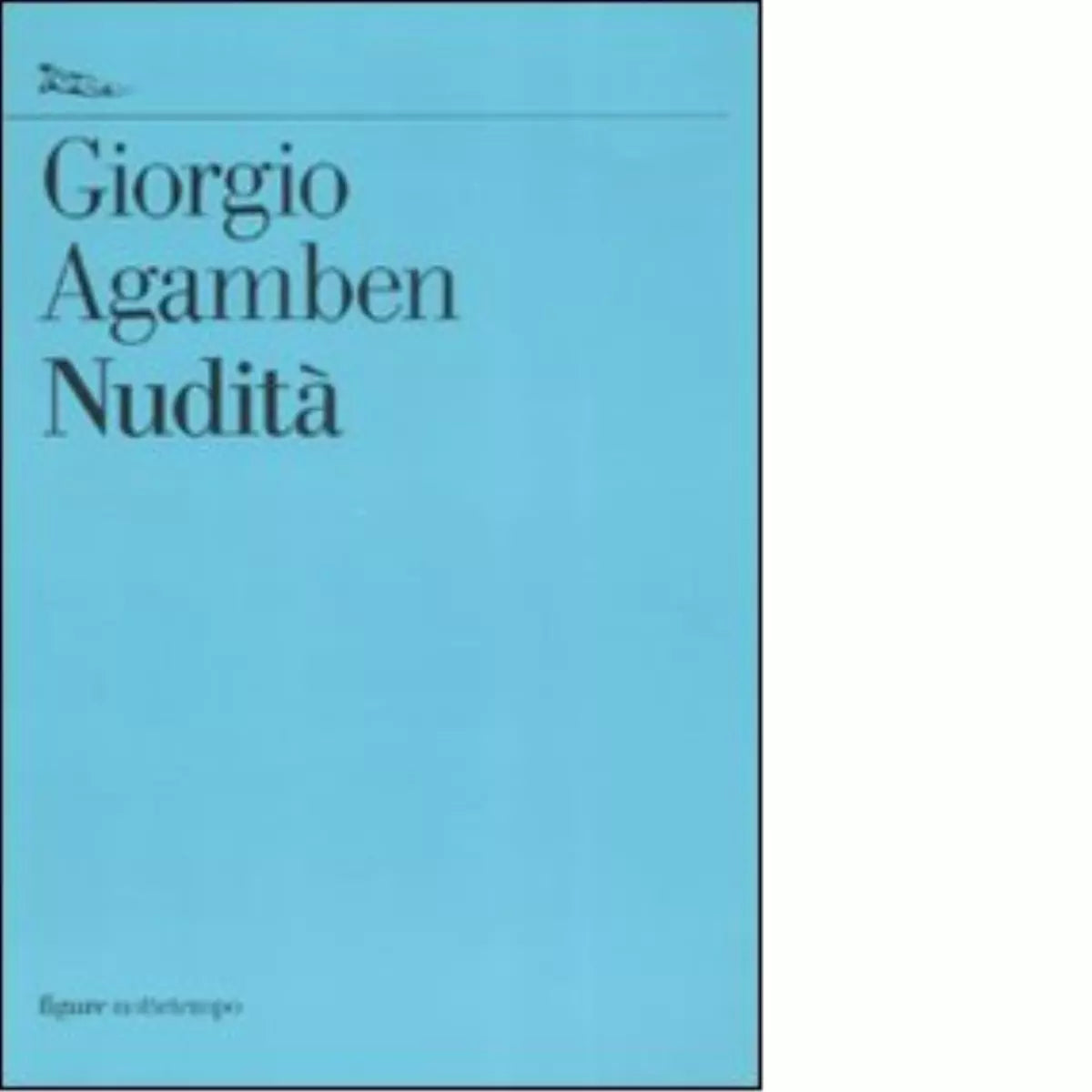Nudit di Giorgio Agamben